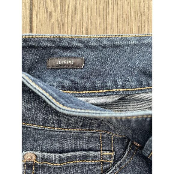 EUC Torrid Premium Jeggings 18R Distressed Blue Denim - Picture 4 of 4